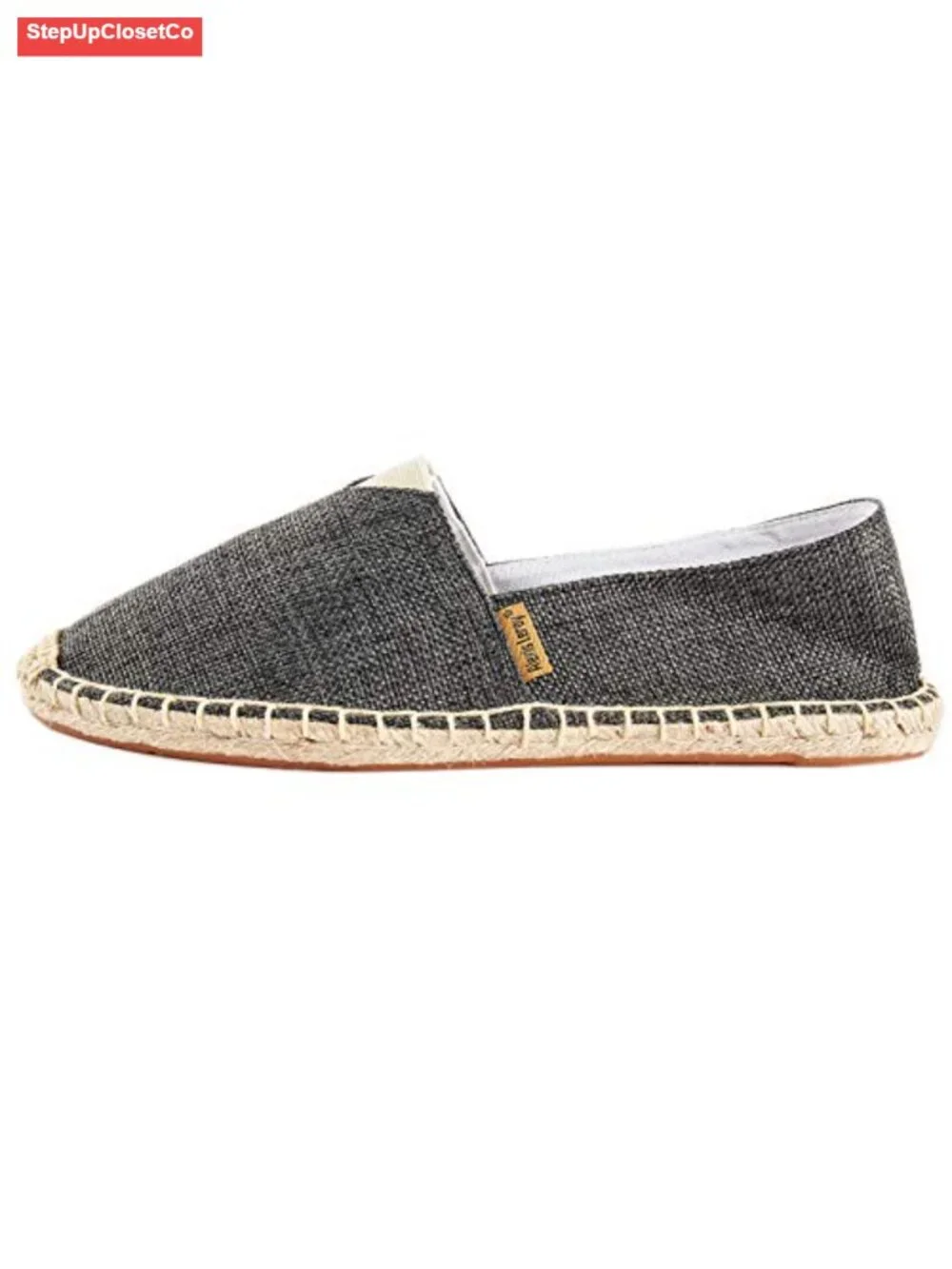 Women's Flat Espadrilles - Slip-On Jute-Capped Toe Lightweight Casual Loafers